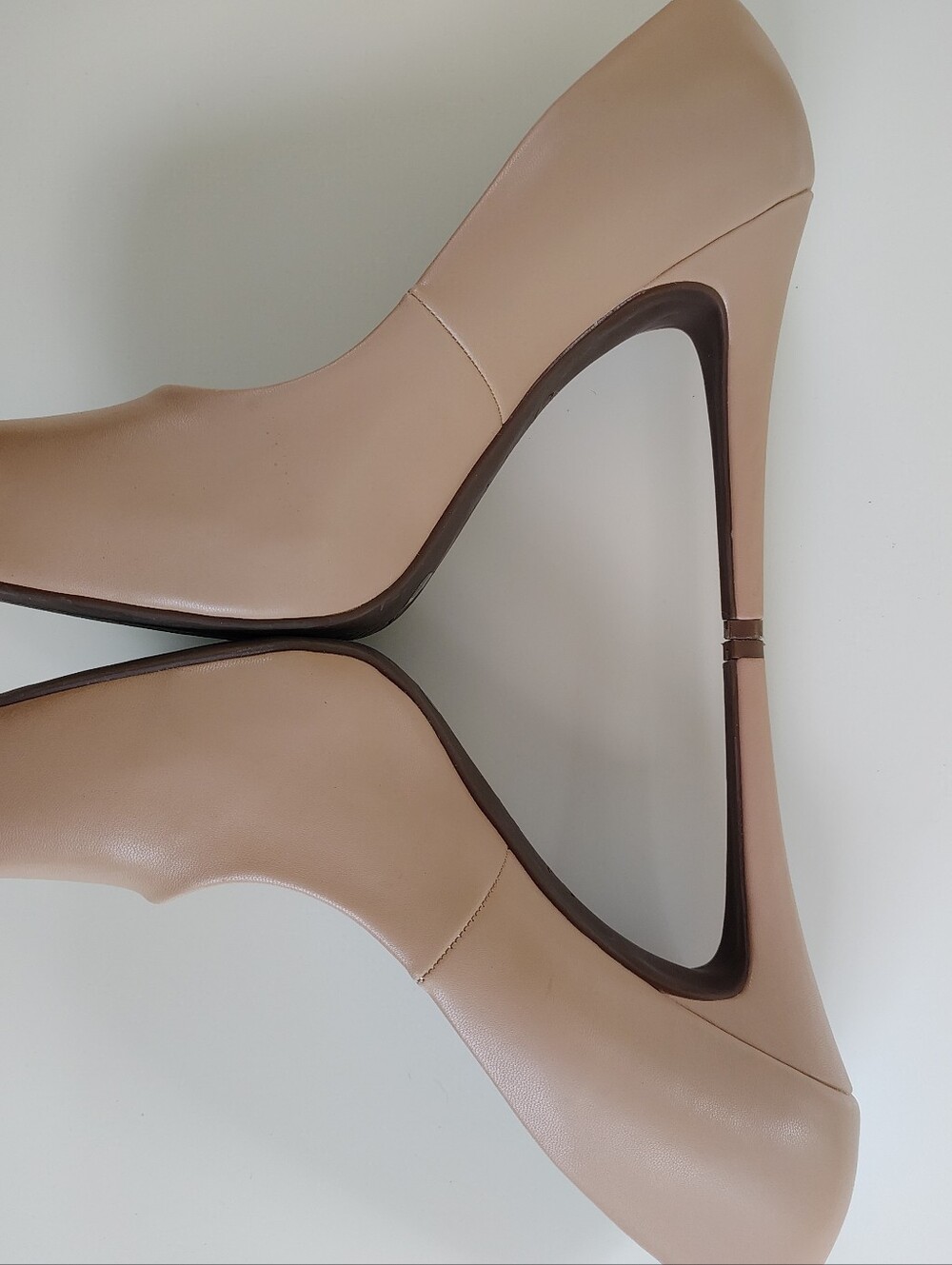 Jessica Simpson Nude Platform Pumps Stiletto High Heels Women's Size 8.5 - Picture 5 of 10